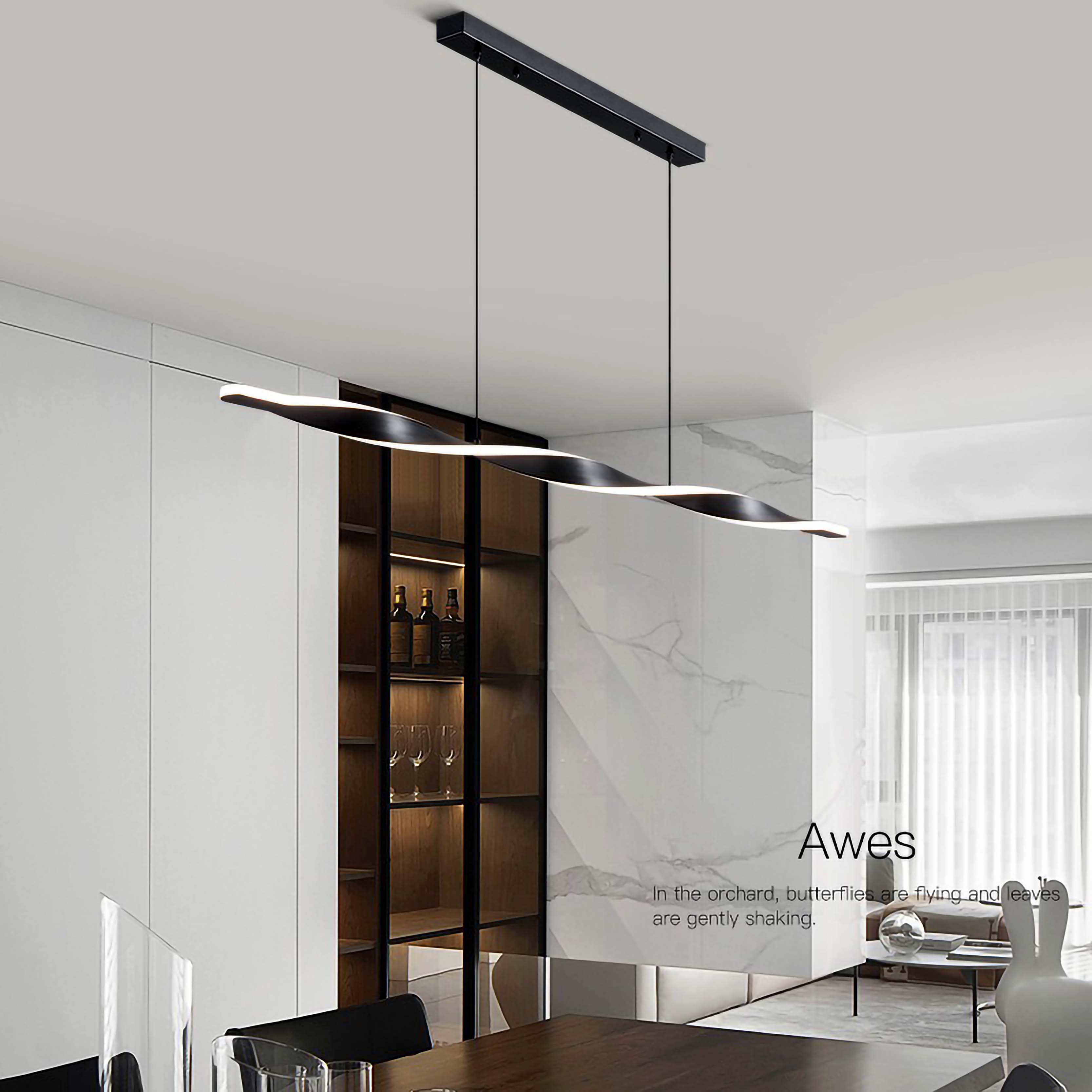 KIA LINEAR PENDANT LAMP - ALDAWHOMES 