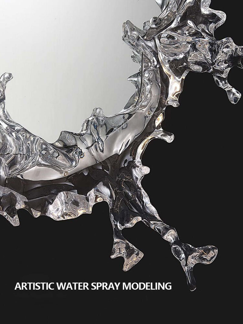WATER SPLASH WALL MIRROR LIGHTING - ALDAWHOMES